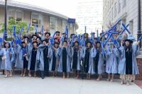 School of Nursing student at Columbia Commencement